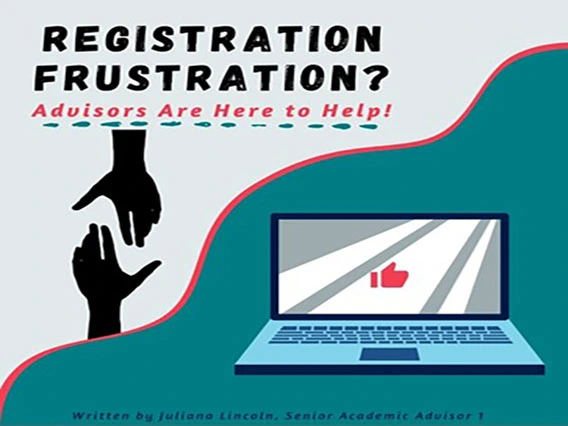 "Registration Frustration?" poster